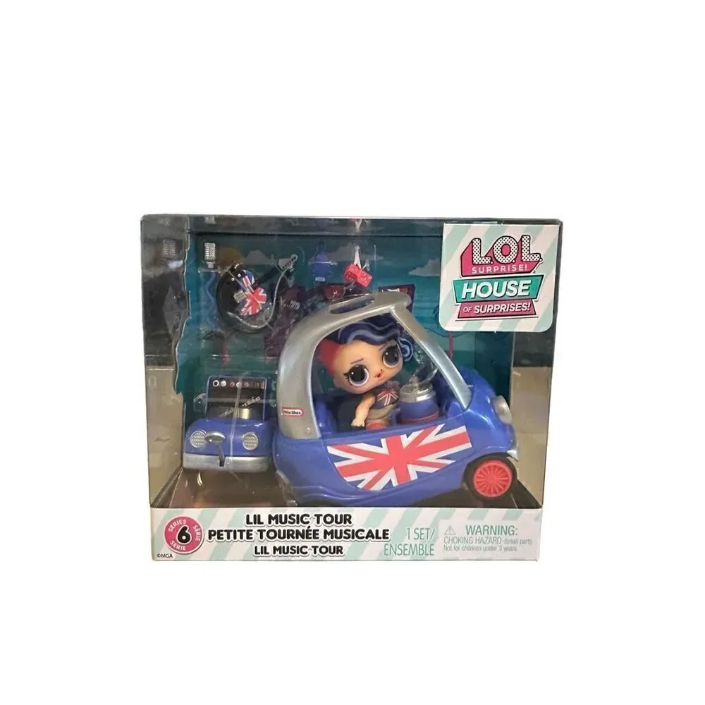 LOL Surprise House of Surprises  Series 6 Lil Music Tours New In Box Doll and Ca
